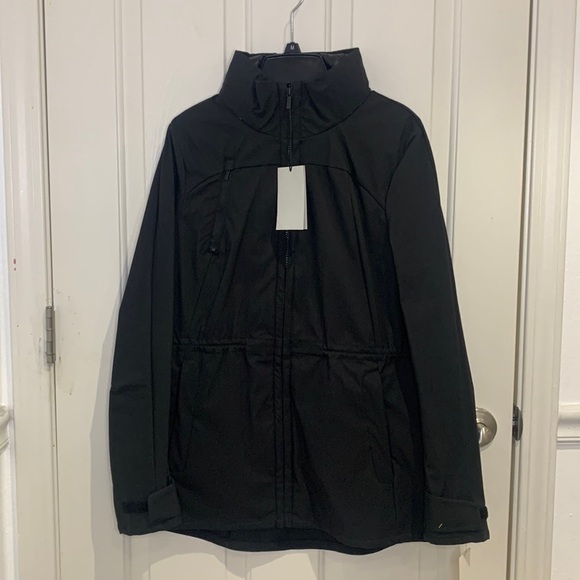 NWT Cole Haan zero grand 2 in 1 water resistant solid jacket black medium - Picture 5 of 16